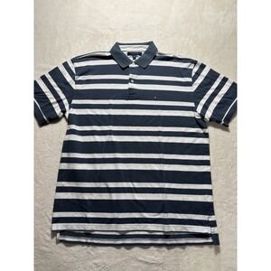 Tommy Hilfiger Striped Short Sleeve Collared Polo Shirt Men's Size XXL
